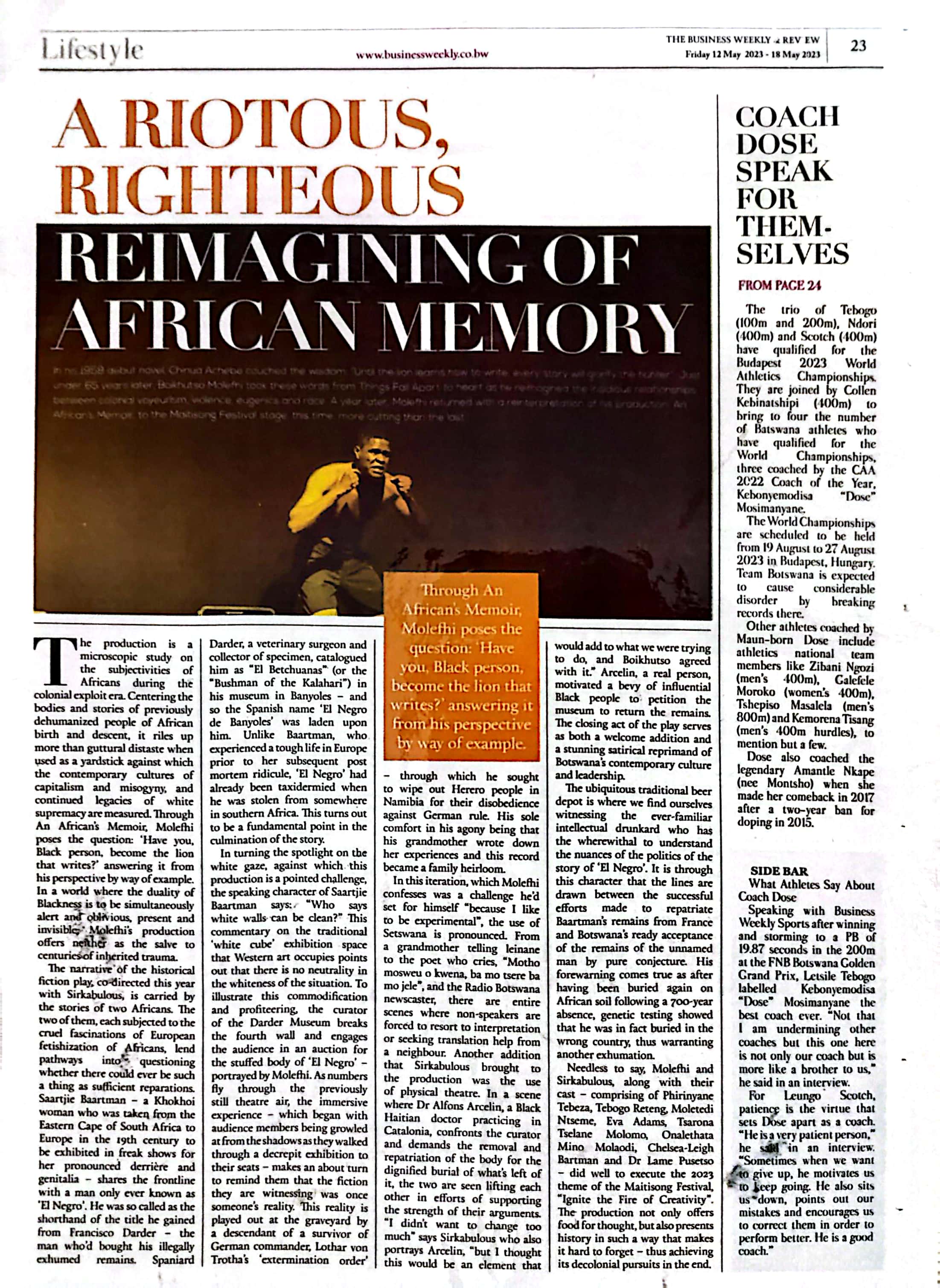 A Riotous, Righteous Reimagining of African Memory